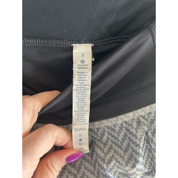 lululemon speed up shorts size 4 - Picture 4 of 5